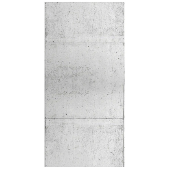 Badrückwand »Betonwand«, BxH:100 cm x 210 cm, grau