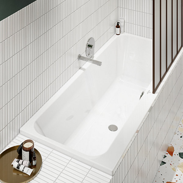 Baignoire droite 150 x 70 VILLEROY &BOCH Architectura avec pieds