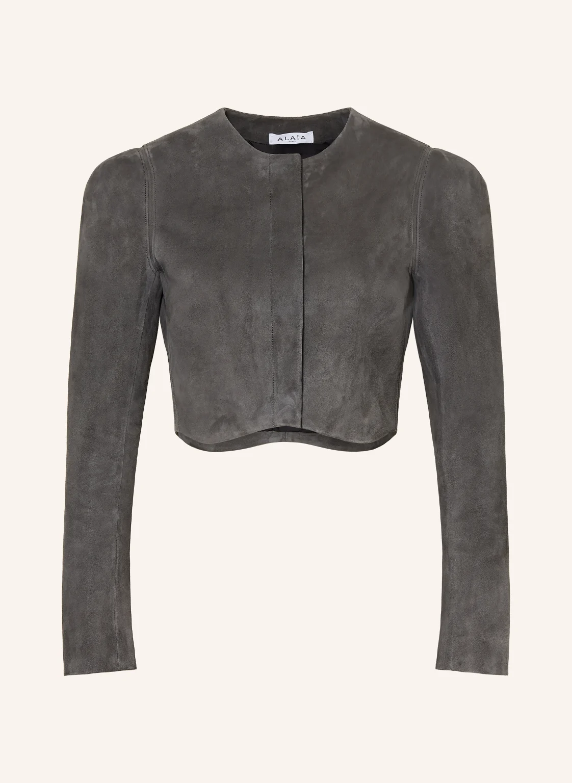ALAÏA Cropped-Lederjacke
