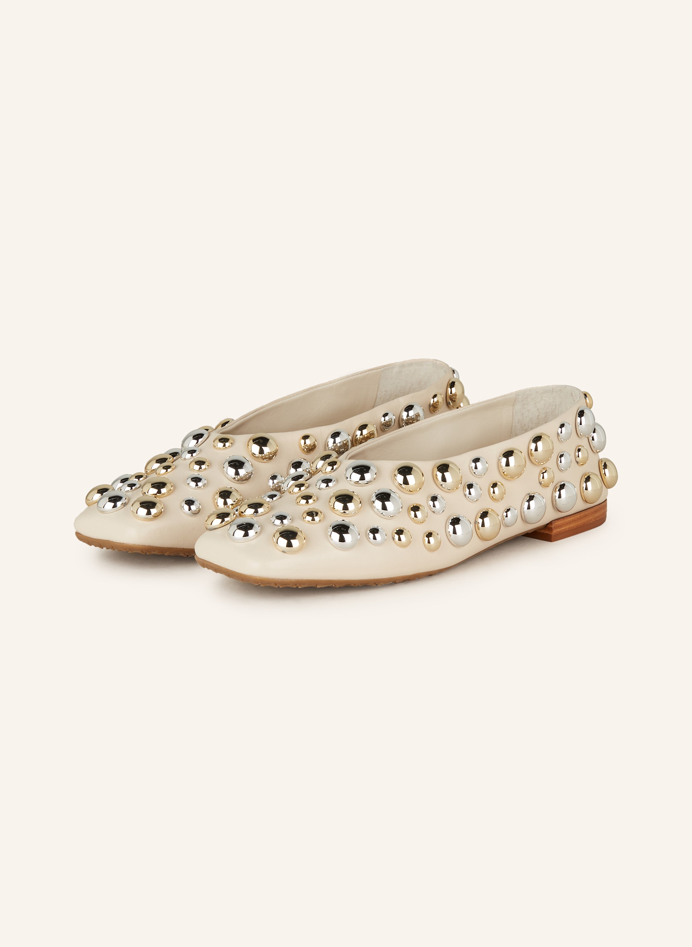 CARRANO Ballerinas mit Nieten