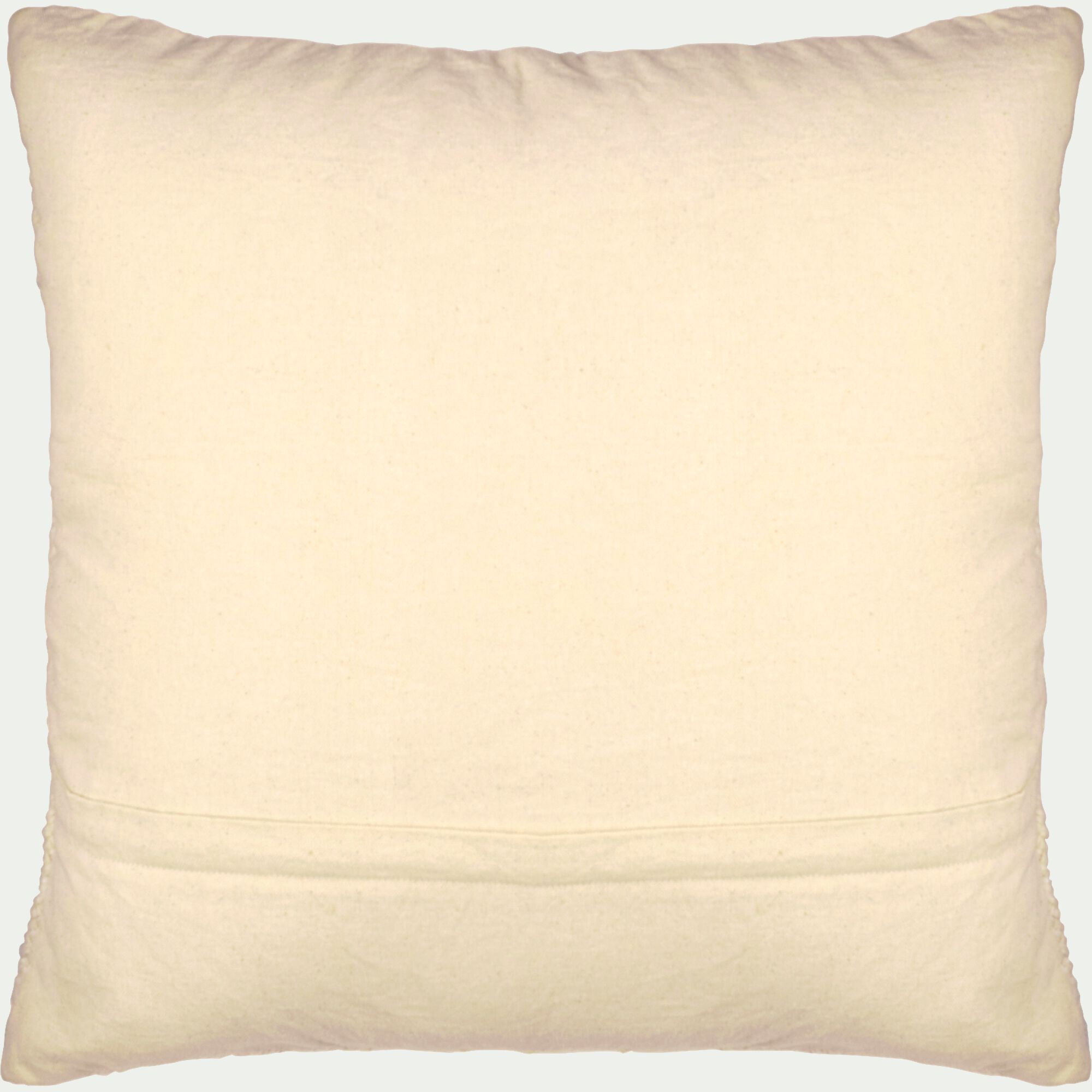 SOLACE - Coussin en laine et coton 45x45cm - écru