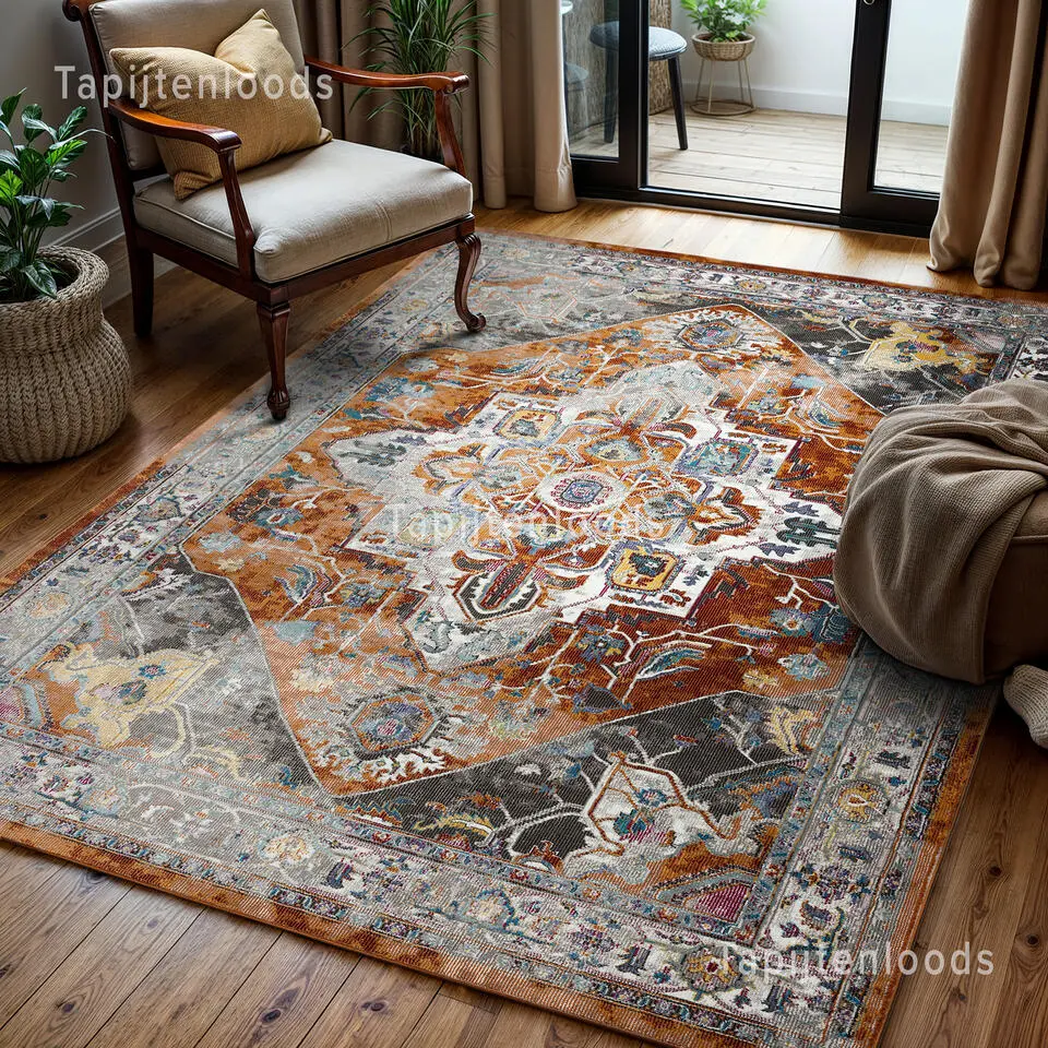 Picasso Castana Vintage Vloerkleed Terra / Multi Laagpolig - 240x340 CM