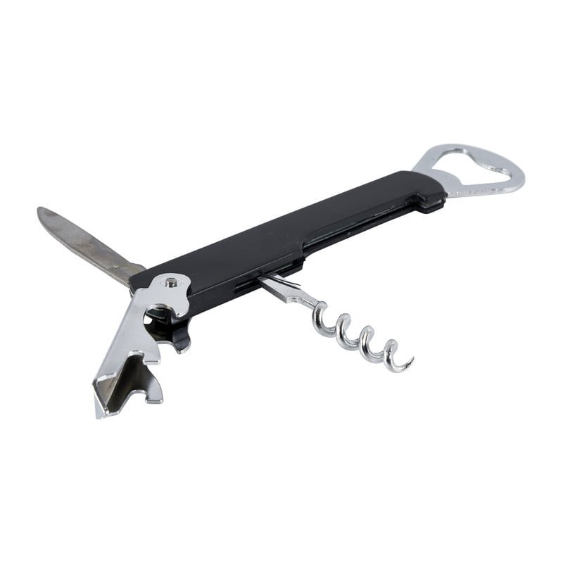 Kelnersmes - zwart/zilver