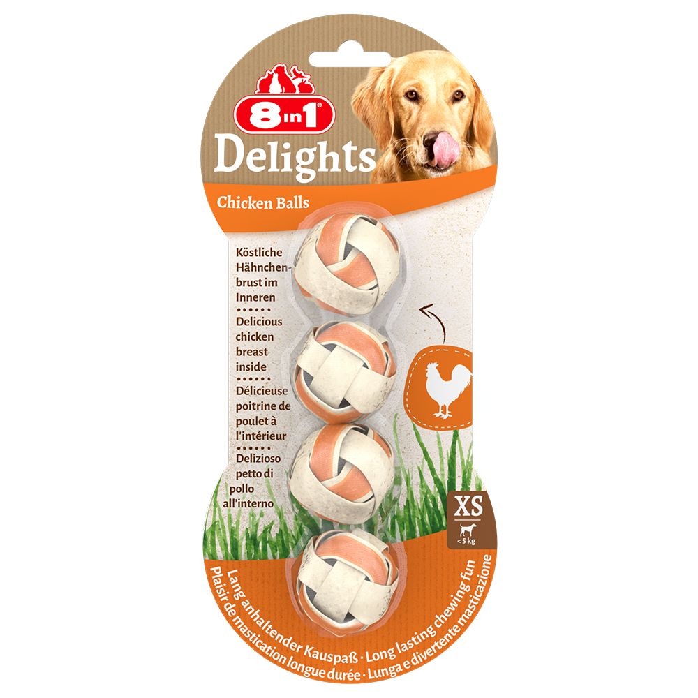 8in1 Delights Meaty Chewy Balls