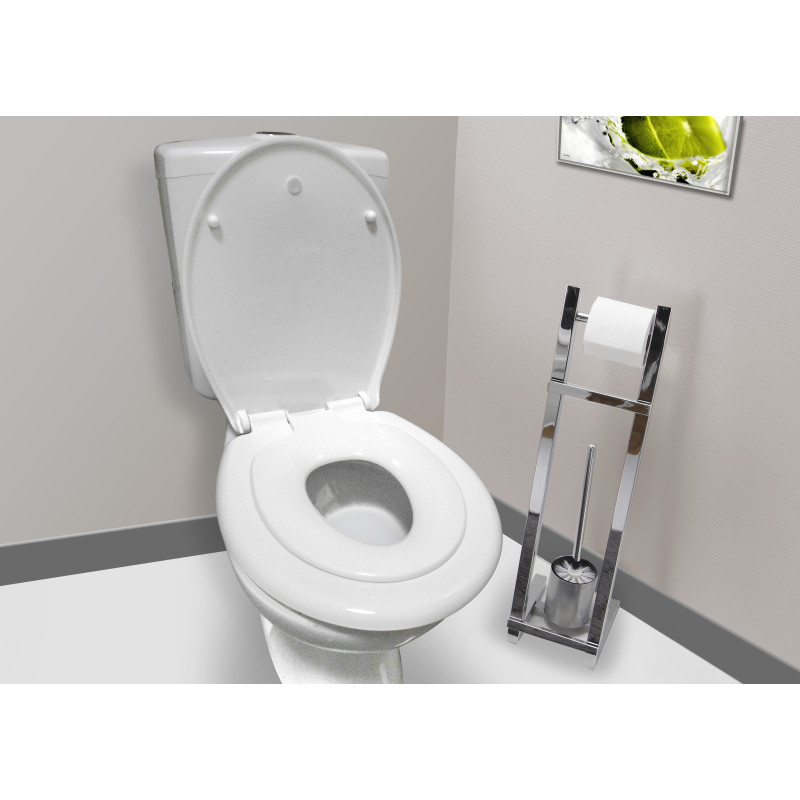 Abattant de toilette Kids en thermoplastique blanc ALLIBERT