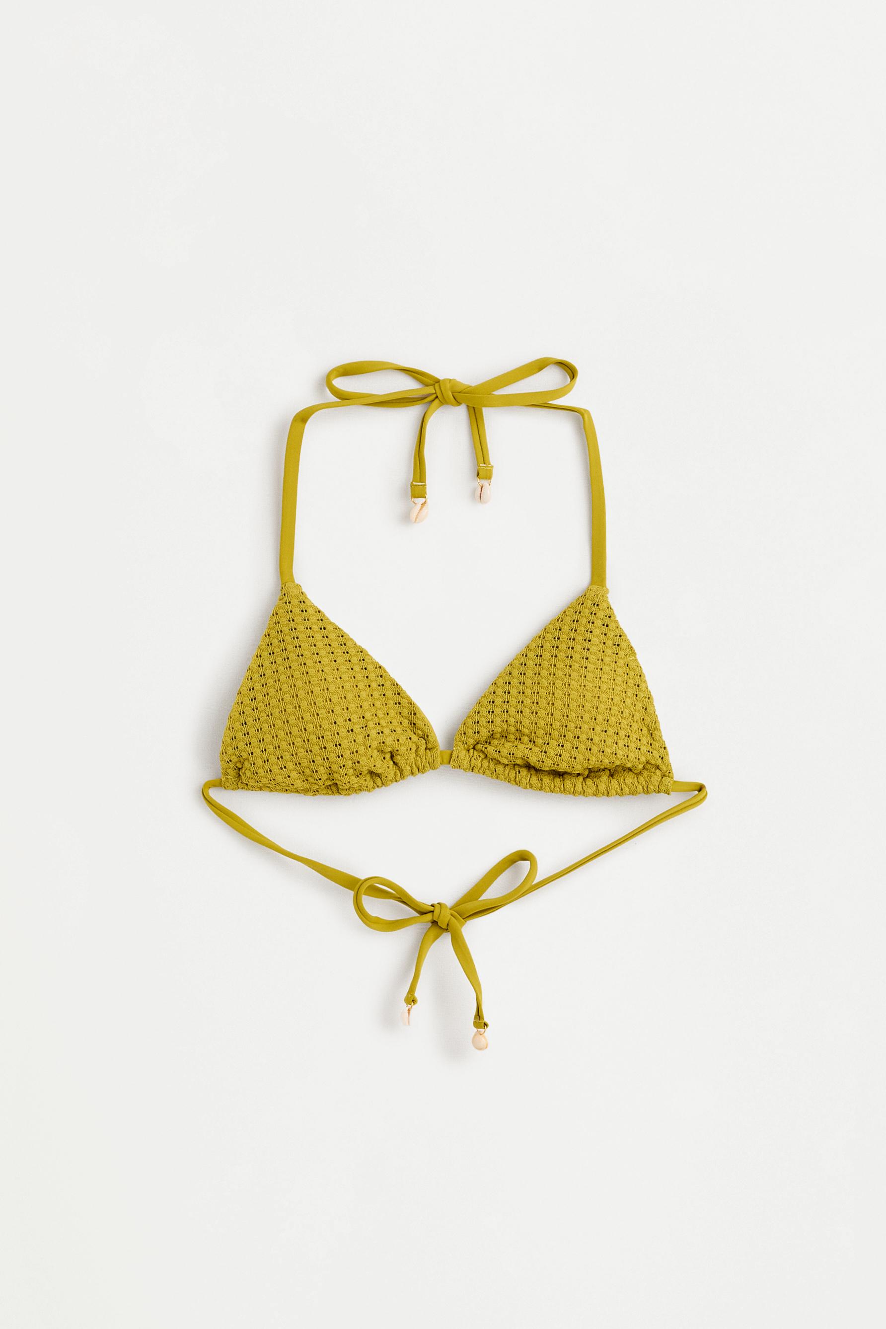 Sujetador bikini calados