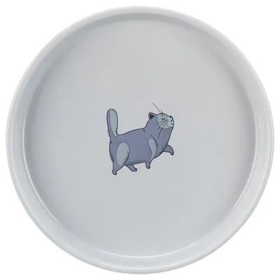 Trixie ceramic bowl flat and wide