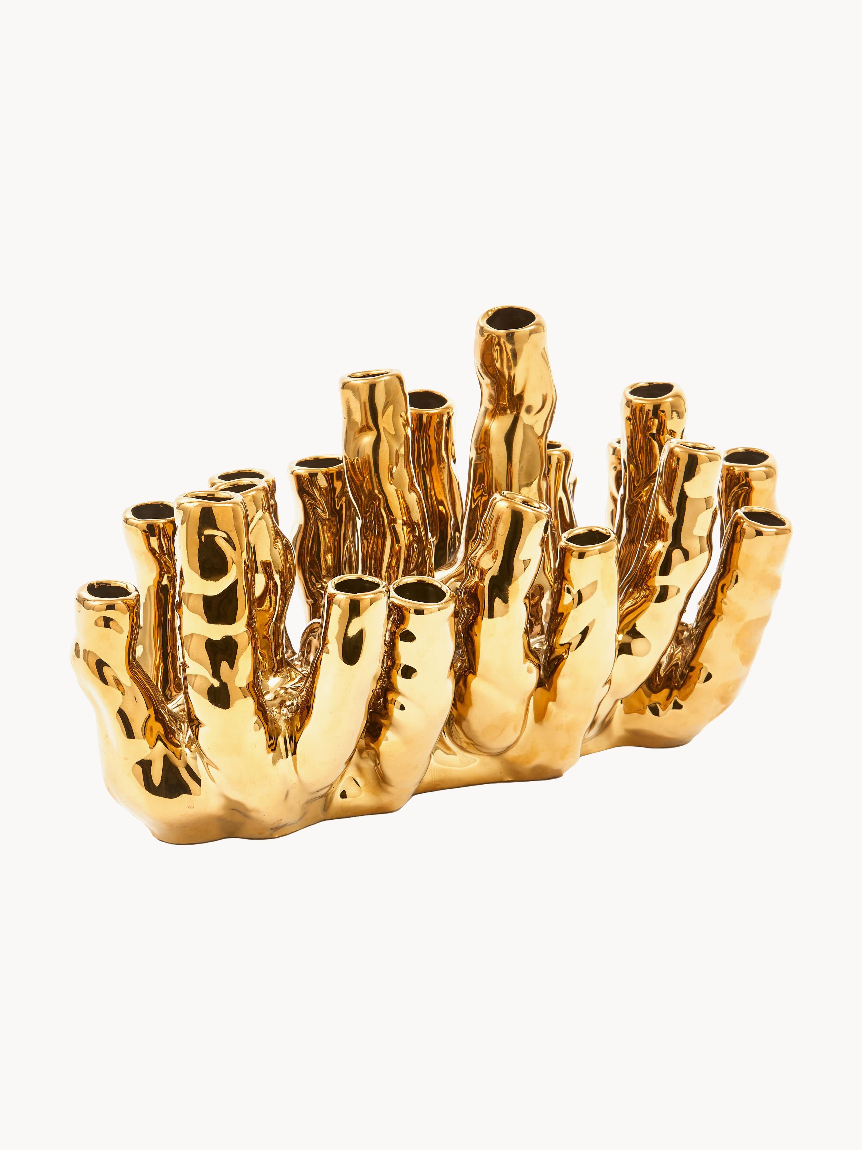 Handgefertigte Vase Coral Reef, H 24 cm