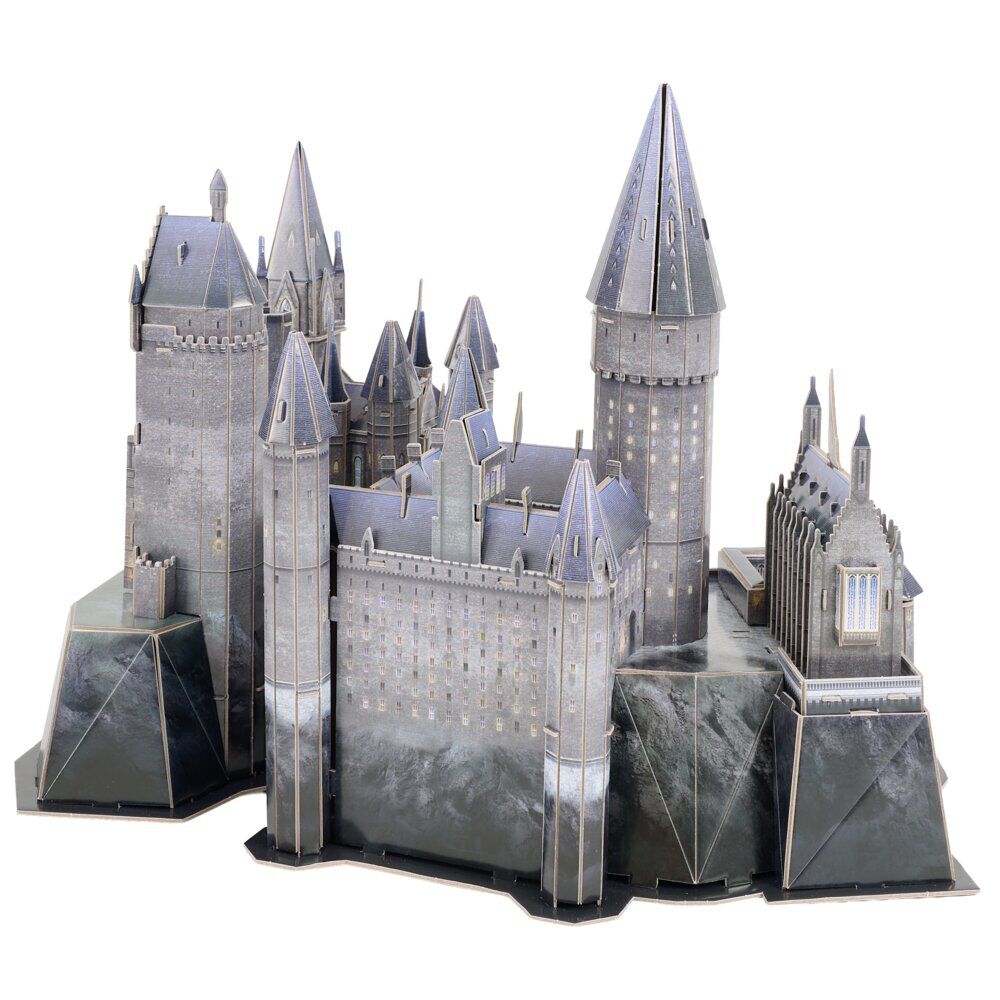 Maquette puzzle 3D château Poudlard Harry Potter 198 pièces gris