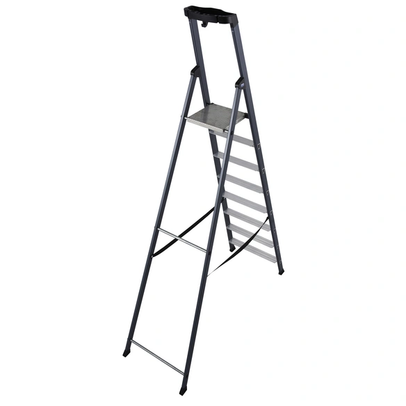 Stufen-Stehleiter »MONTO«, 8 Sprossen, Aluminium