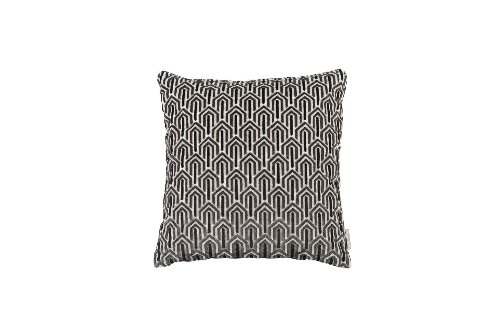 BEVERLY - Coussin en tissu noir