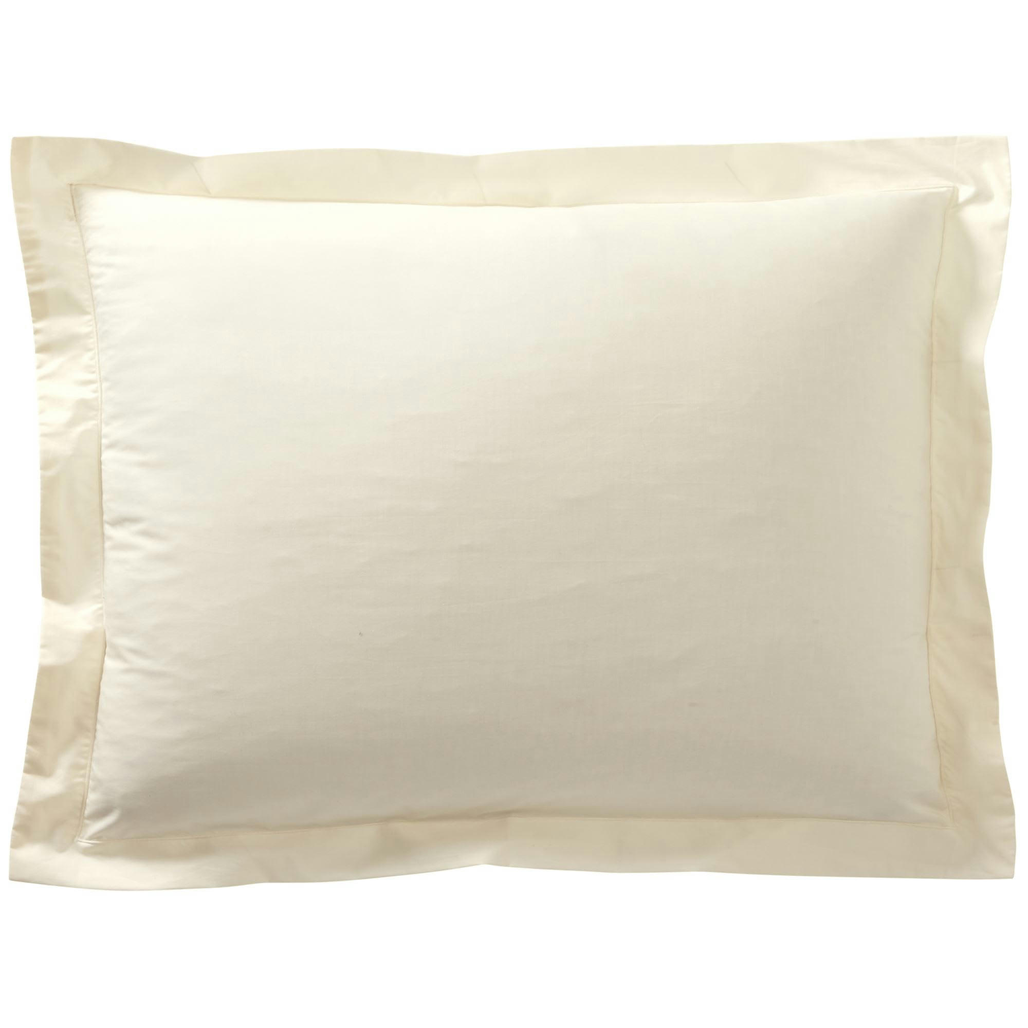 PERCALE 2015 - Taie volant 50x70 blanc ivoire en coton