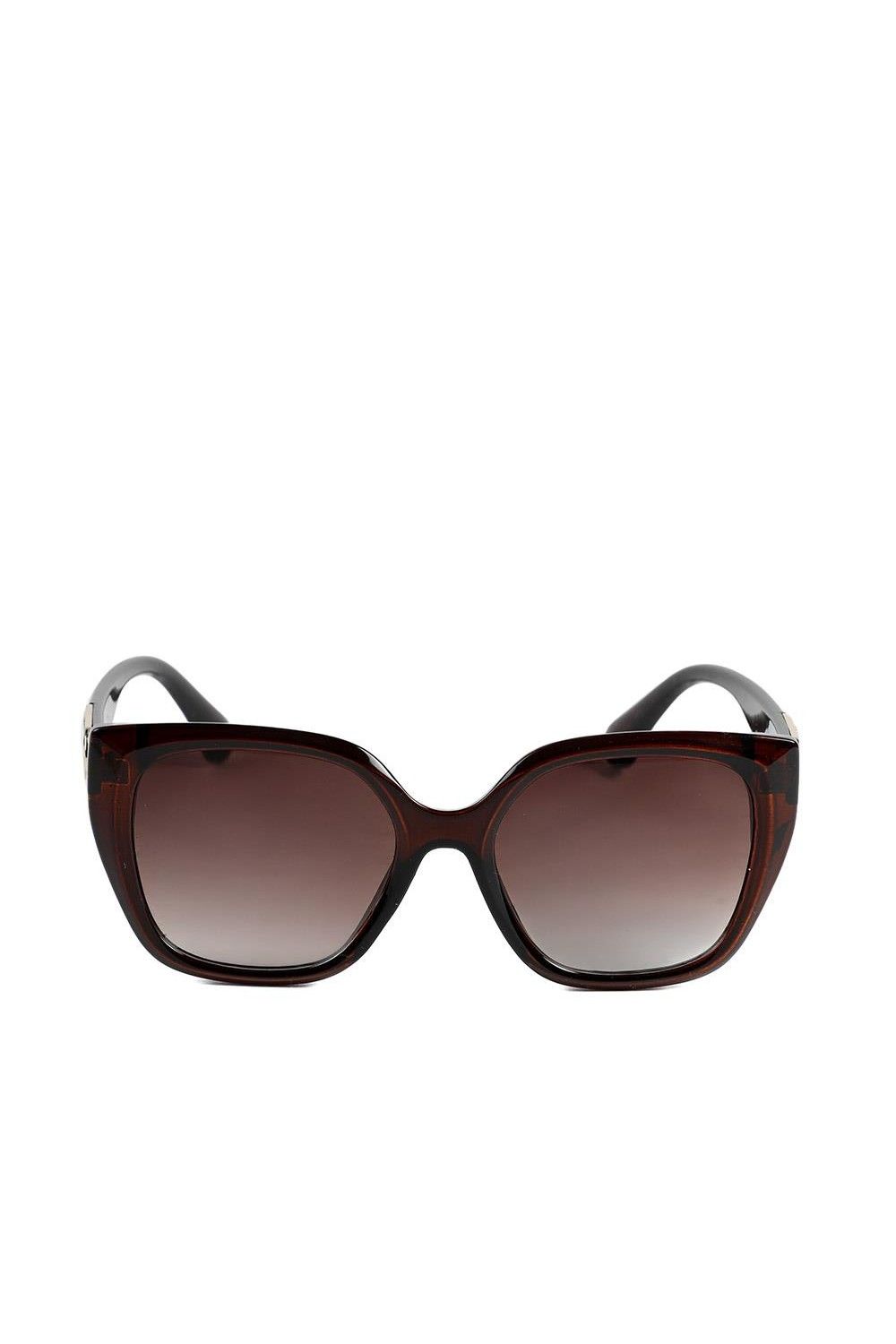 Pavers Square Frame Sunglasses with Gold Detail
