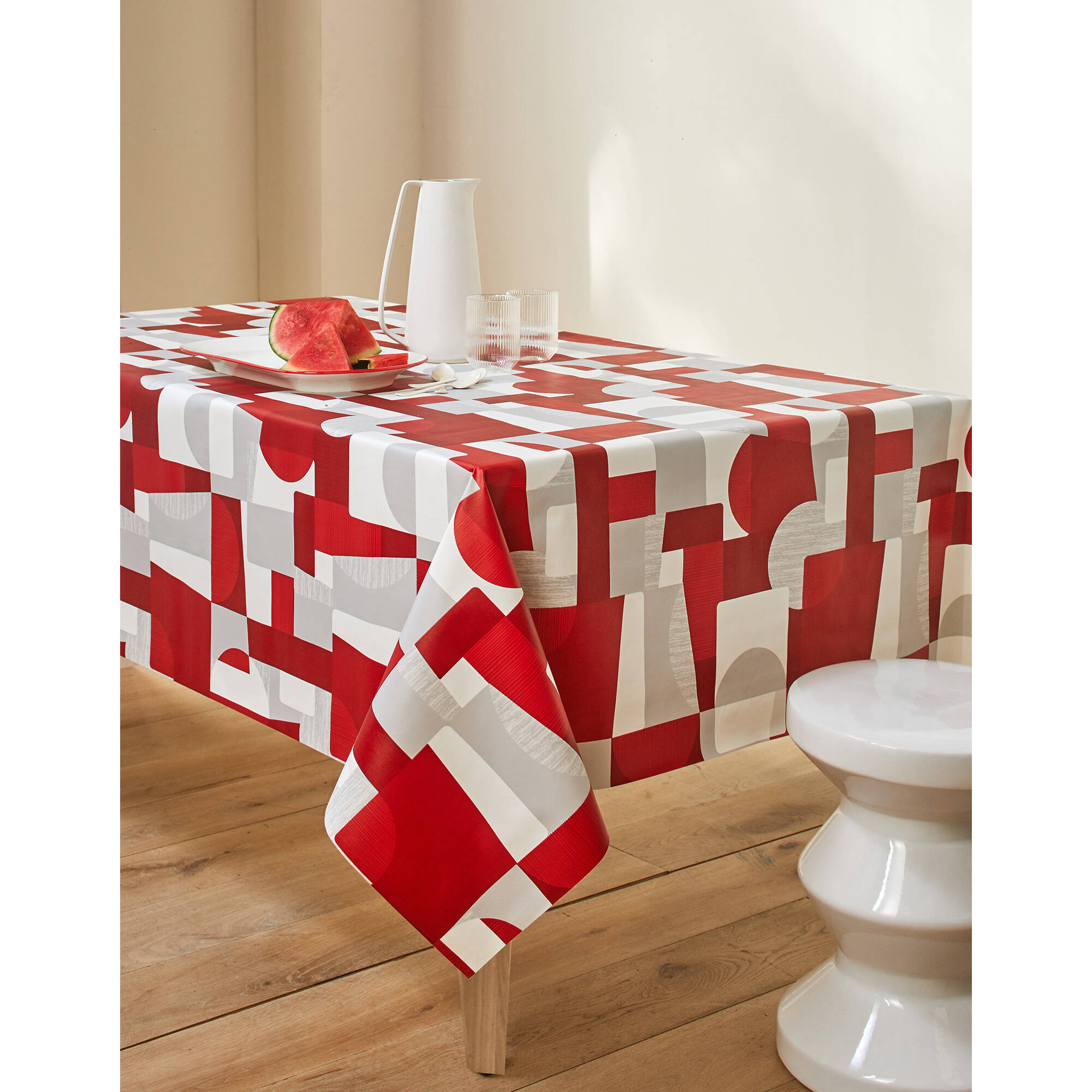 Nappe toile cirée imprimé Patch duo