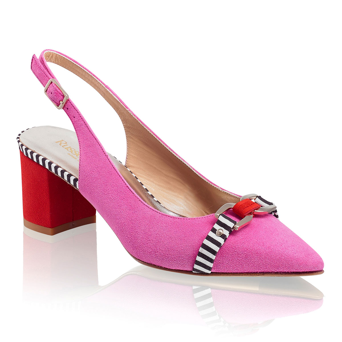 Russell & Bromley LINK UP Snaffle Trim Slingback