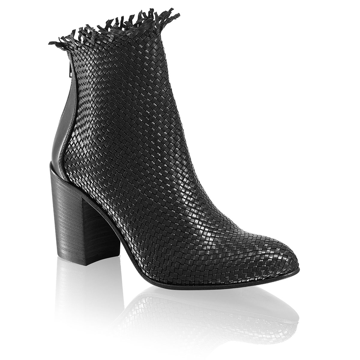 Russell & Bromley WEAVE WON Woven Ankle Boot