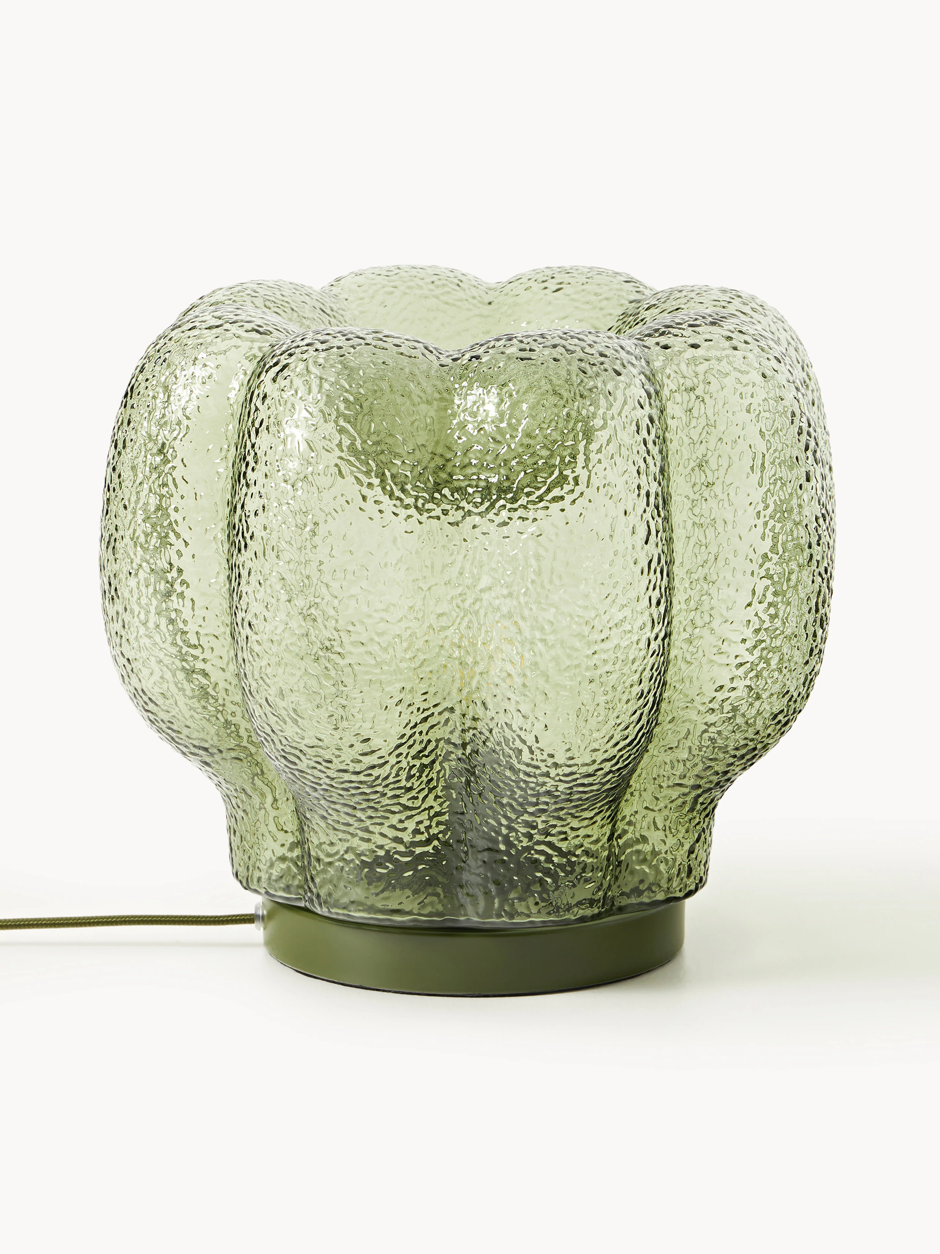 Kleine Tischlampe Umali aus Glas