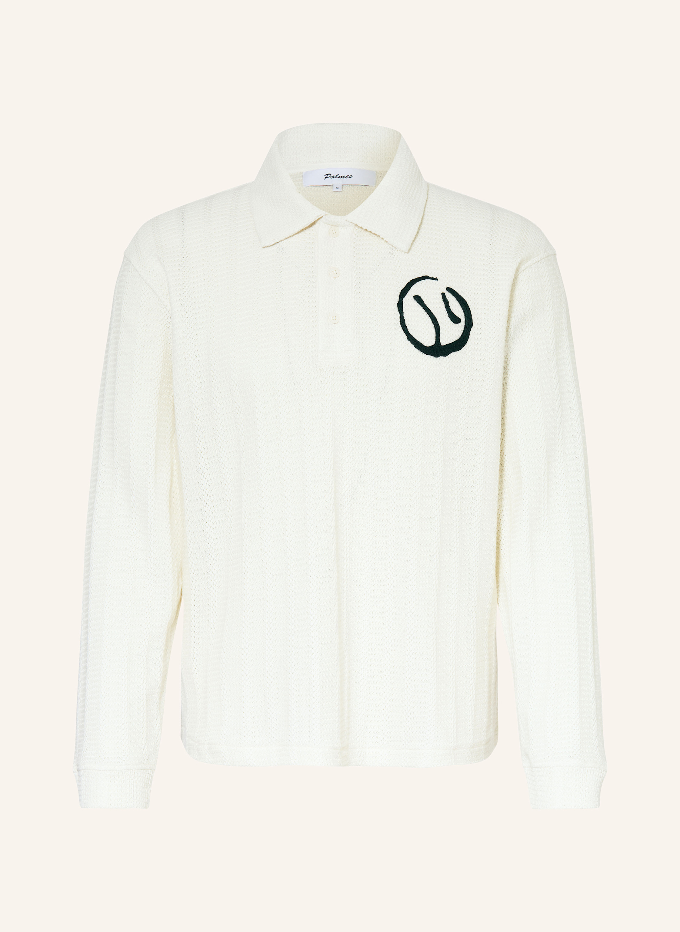 Palmes Strick-Poloshirt