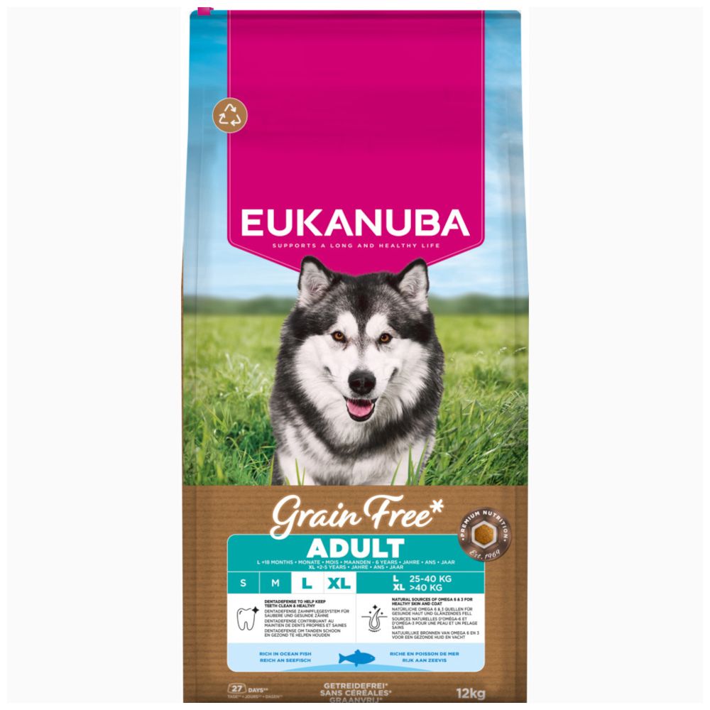 Eukanuba Grain Free Adult Large & Giant Breed Ocean Fish
