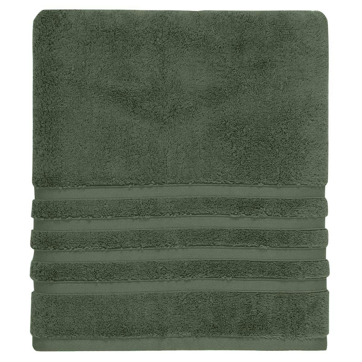 SENSILK - Serviette de toilette 600 gr/m²  eucalyptus 50x100 cm