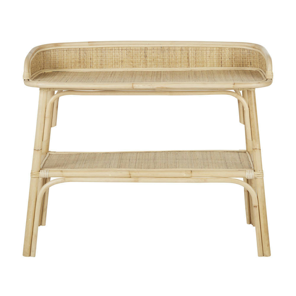 Suzanna - Console vintage cannage en rotin