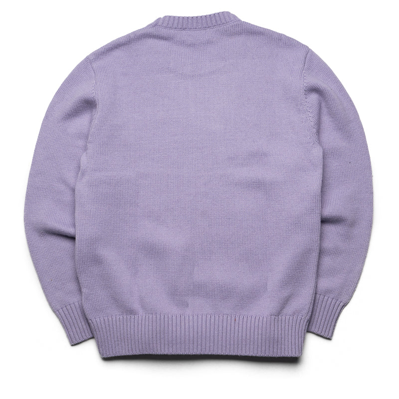 Flaneur Flower Doodle Jacquard Sweater - Purple