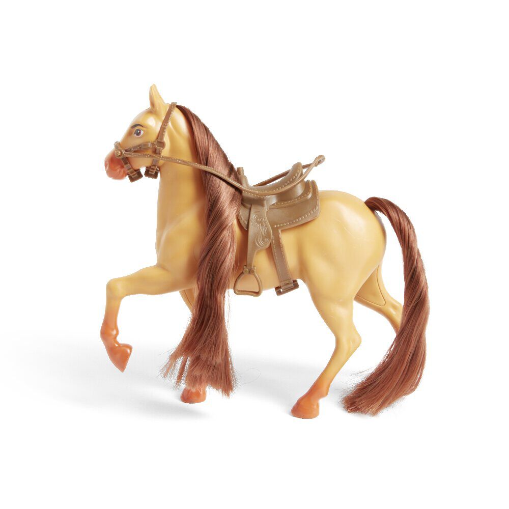 Kit de jeu écurie et cheval blanc ou marron