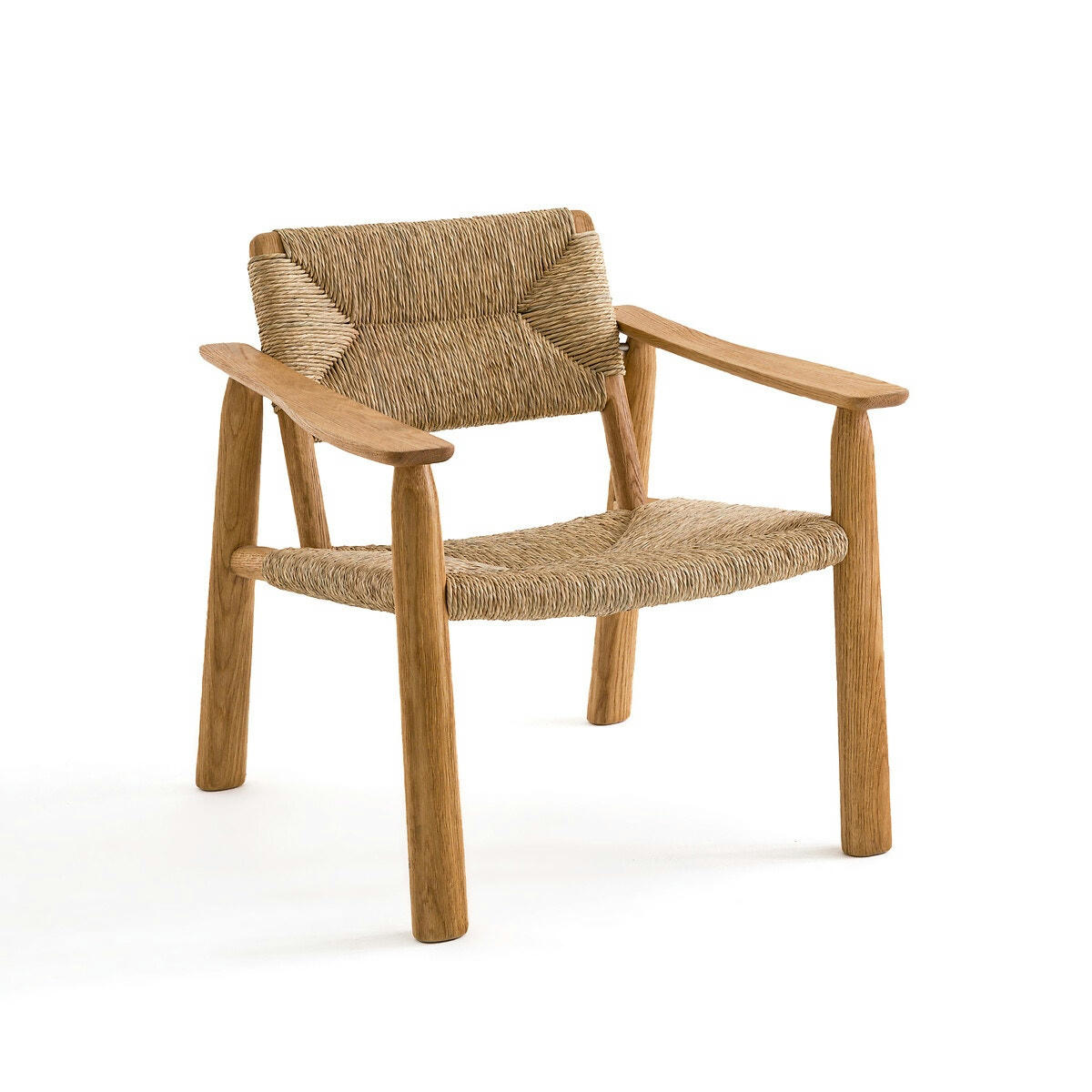 Fauteuil chêne paille, Abondance design E.Gallina