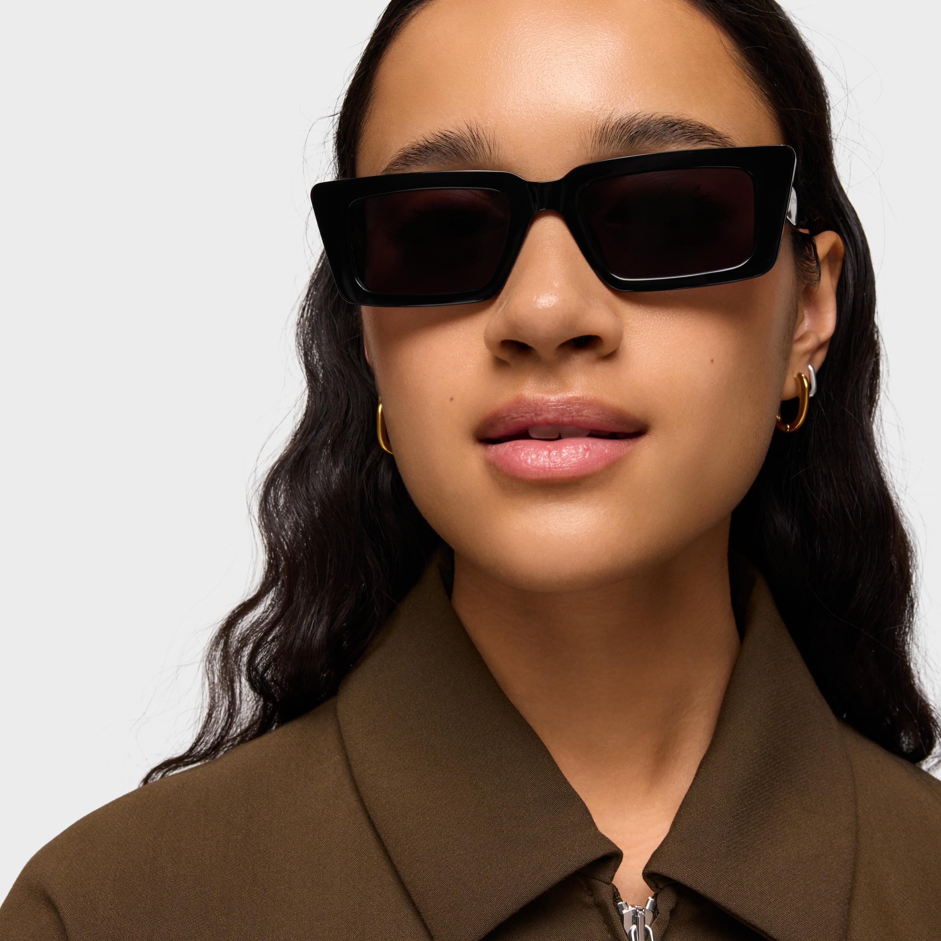 Gafas de sol en color negro Square