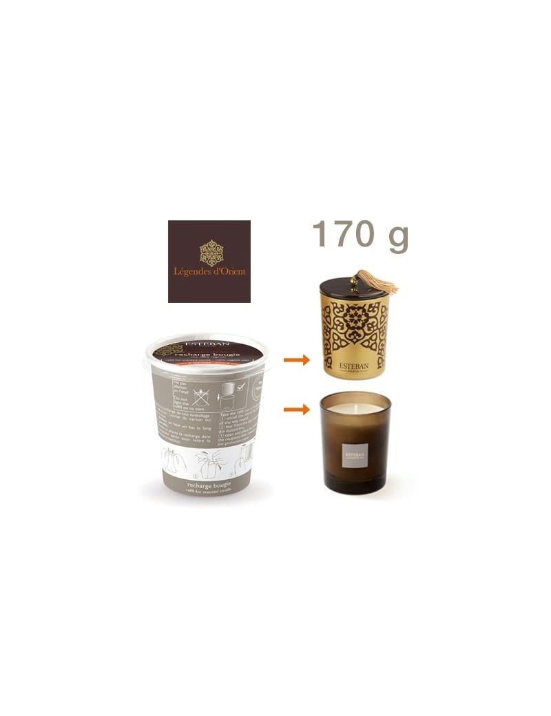 LÉGENDES D'ORIENT - Recharge pour bougie parfumée 180g