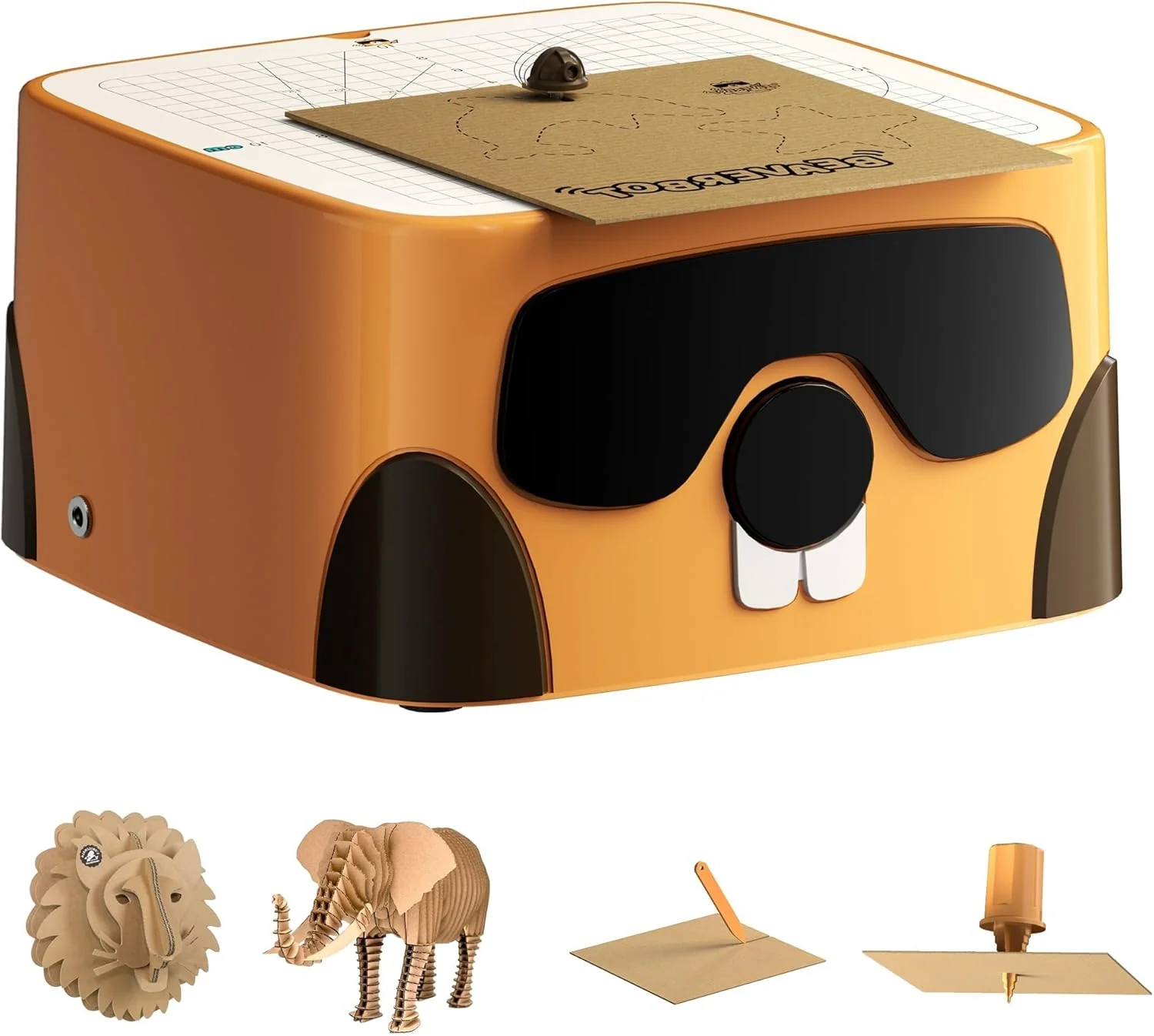 BEAVERBOT Kids Cardboard Cutter STEM Craft Kit, Ages 3