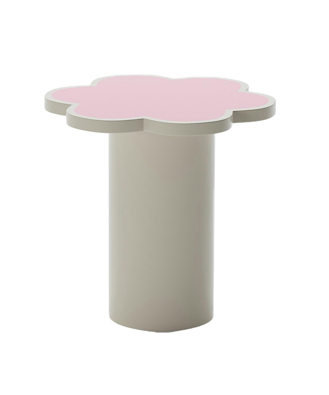 FLORA - Table d’appoint fleur coloris rose