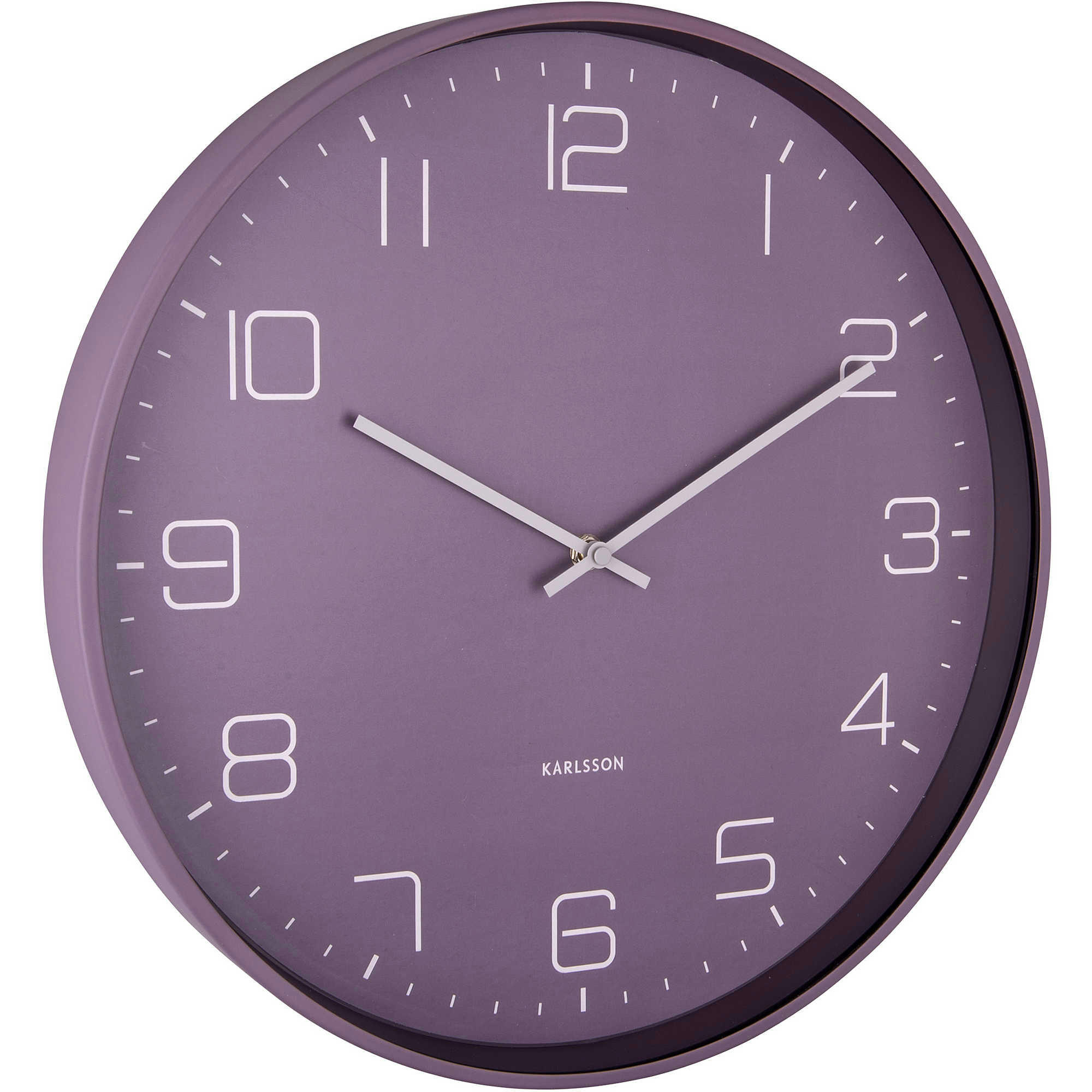 WALL CLOCK - Horloge Lofty violette D40