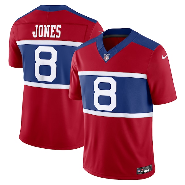 Daniel Jones New York Giants Nike Alternate Vapor F.U.S.E. Limited Jersey - Century Red