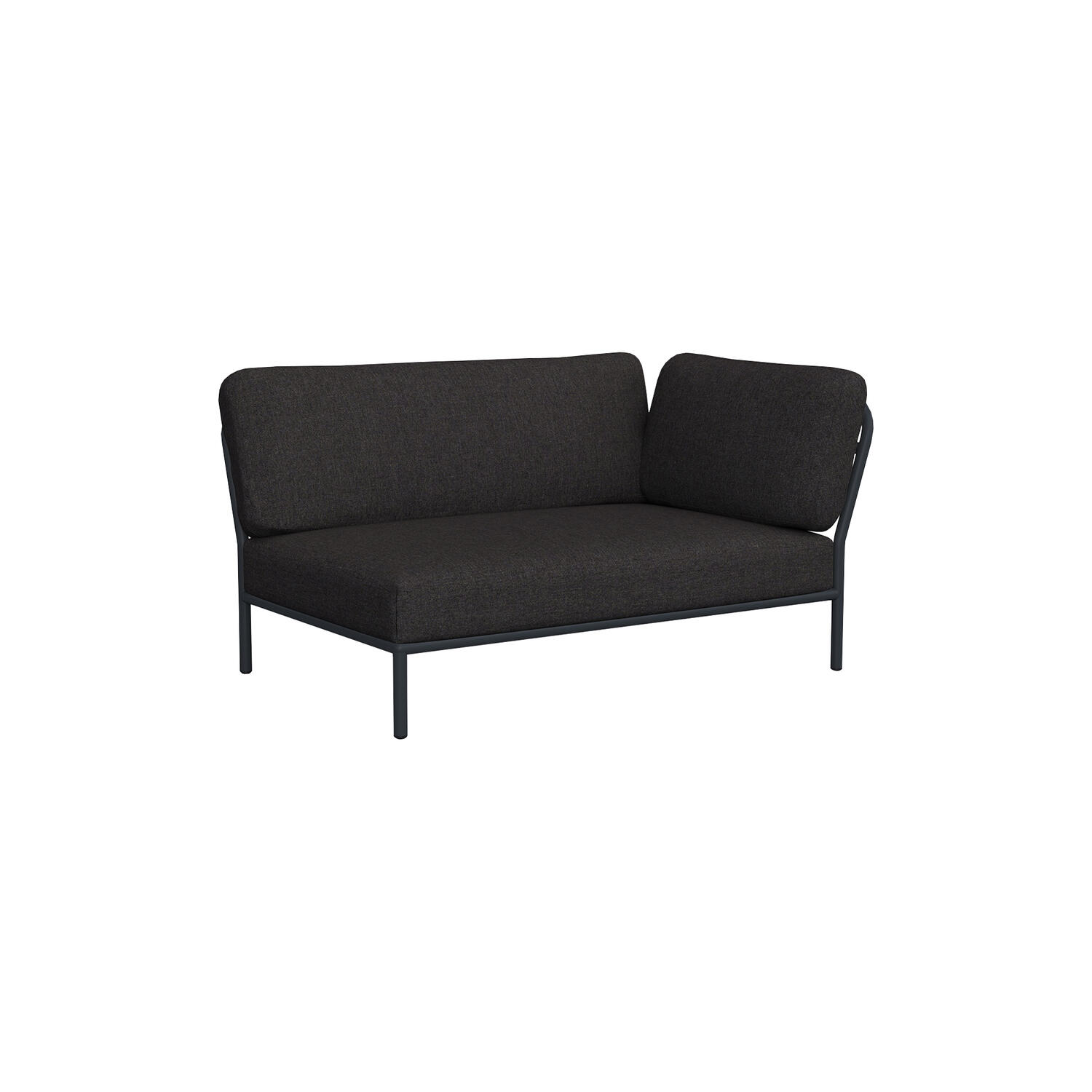 LEVEL loungesofa, sooty grey/mørkegr&aring;