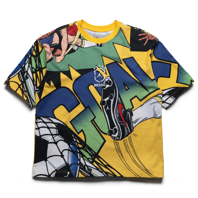 Jordan Essentials Brazil Boxy Tee - Varsity Maize
