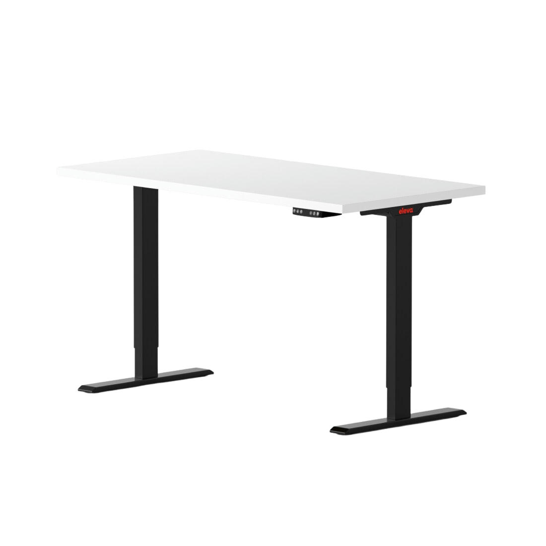 ELEVA GO - Bureau assis debout blanc 140x70x3cm