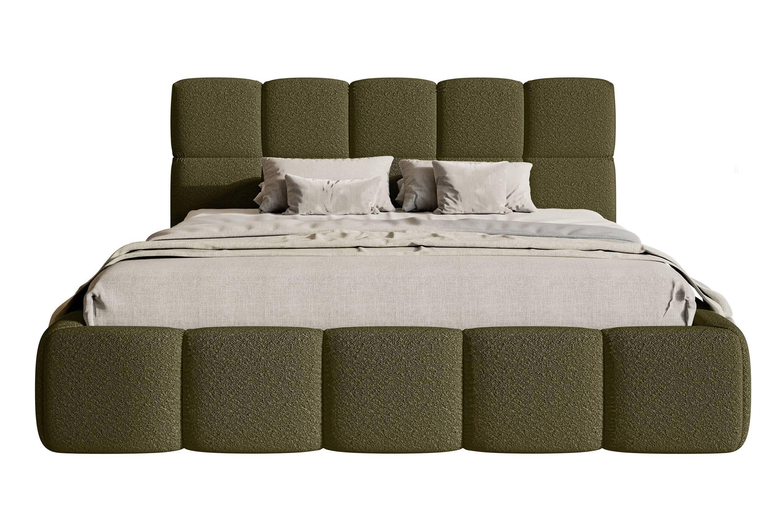 Bedframe Chloe bouclé met opbergruimte 180 x 200 cm