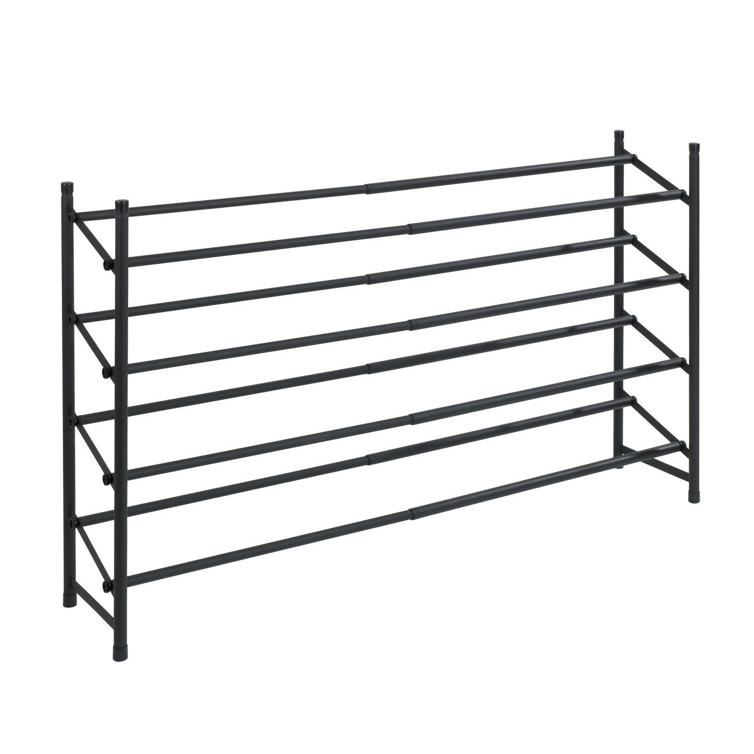 HERO - Étagère à chaussures antiglissante hero extensible, pour 24 paires de