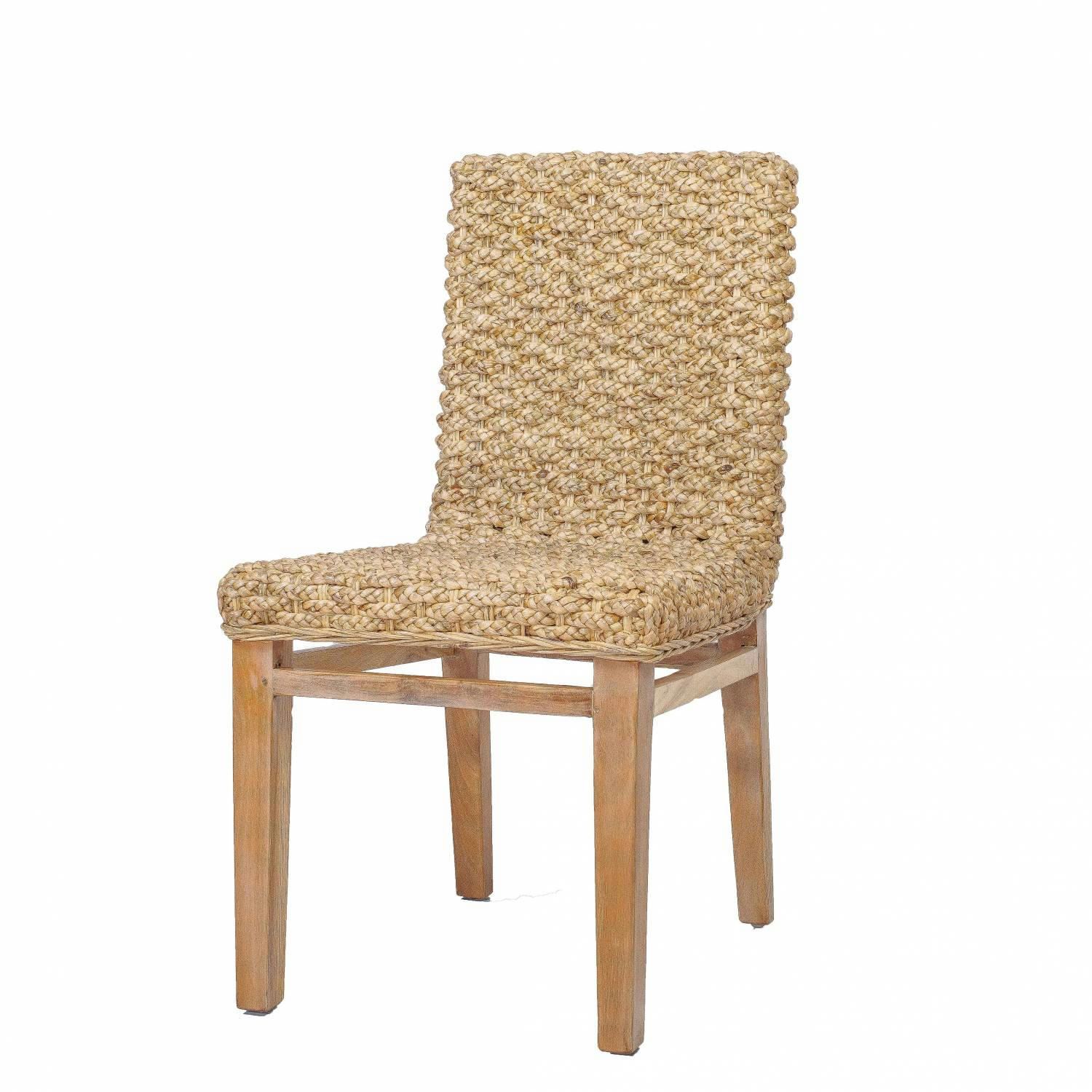 OASIS - Chaise en abaca et teck