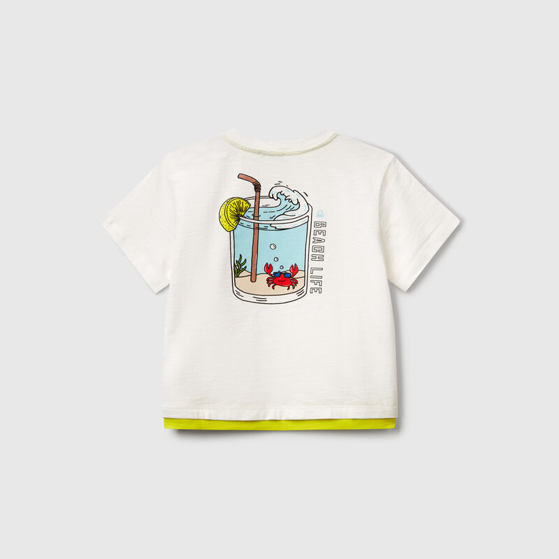 Oversized t-shirt in lightweight cotton