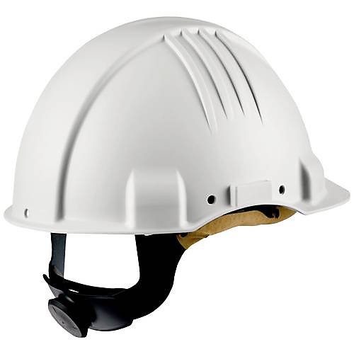 3M G3501M-VI G3501MW Casque de protection haute température EN 50365 blanc, fermeture à cliquet