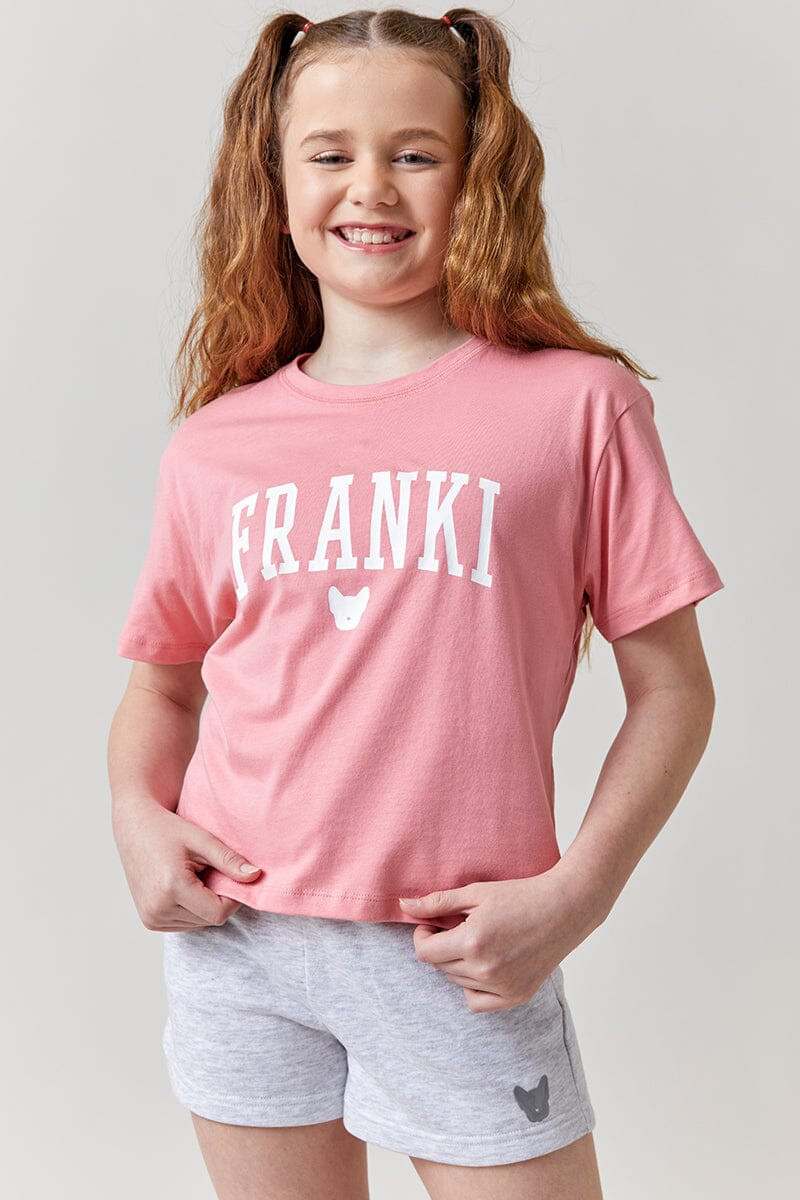 Hello Franki Short Sleeve Logo Tee for girls