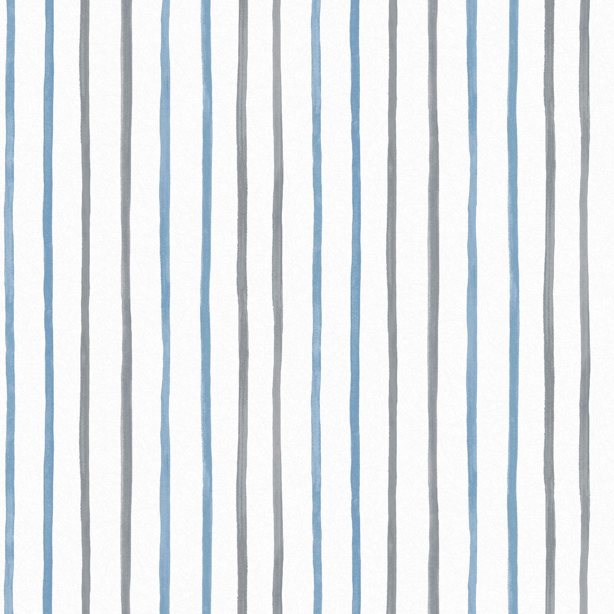 Laura Ashley Vliesbehang - Painterly Stripe - Blue - Blauw 10mx52cm
