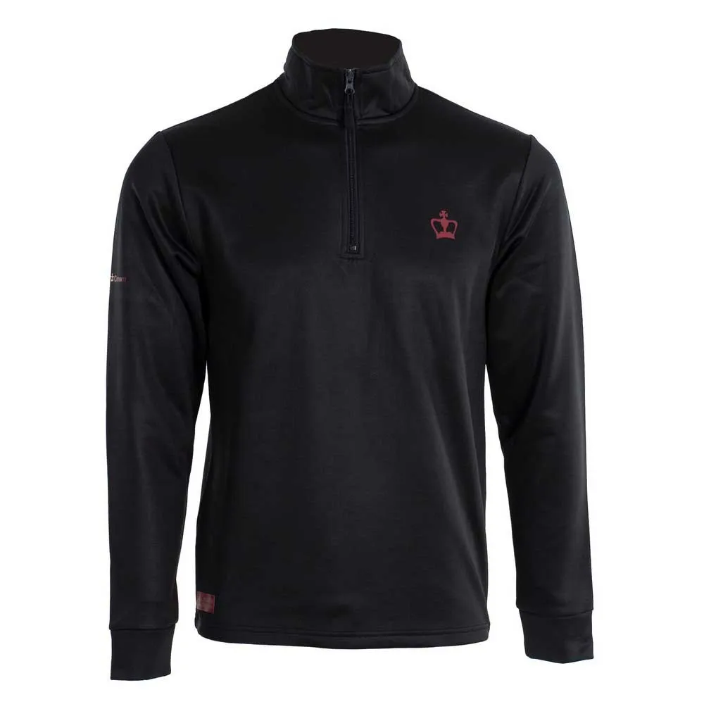 Black Crown Acapulco half zip sweatshirt