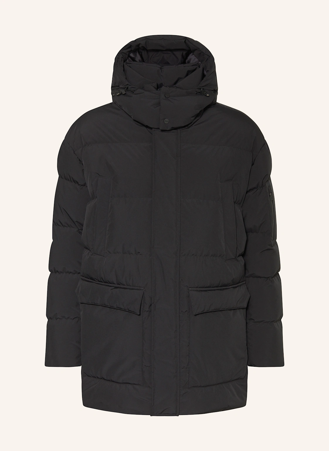 HERNO Daunenparka mit abnehmbarer Kapuze