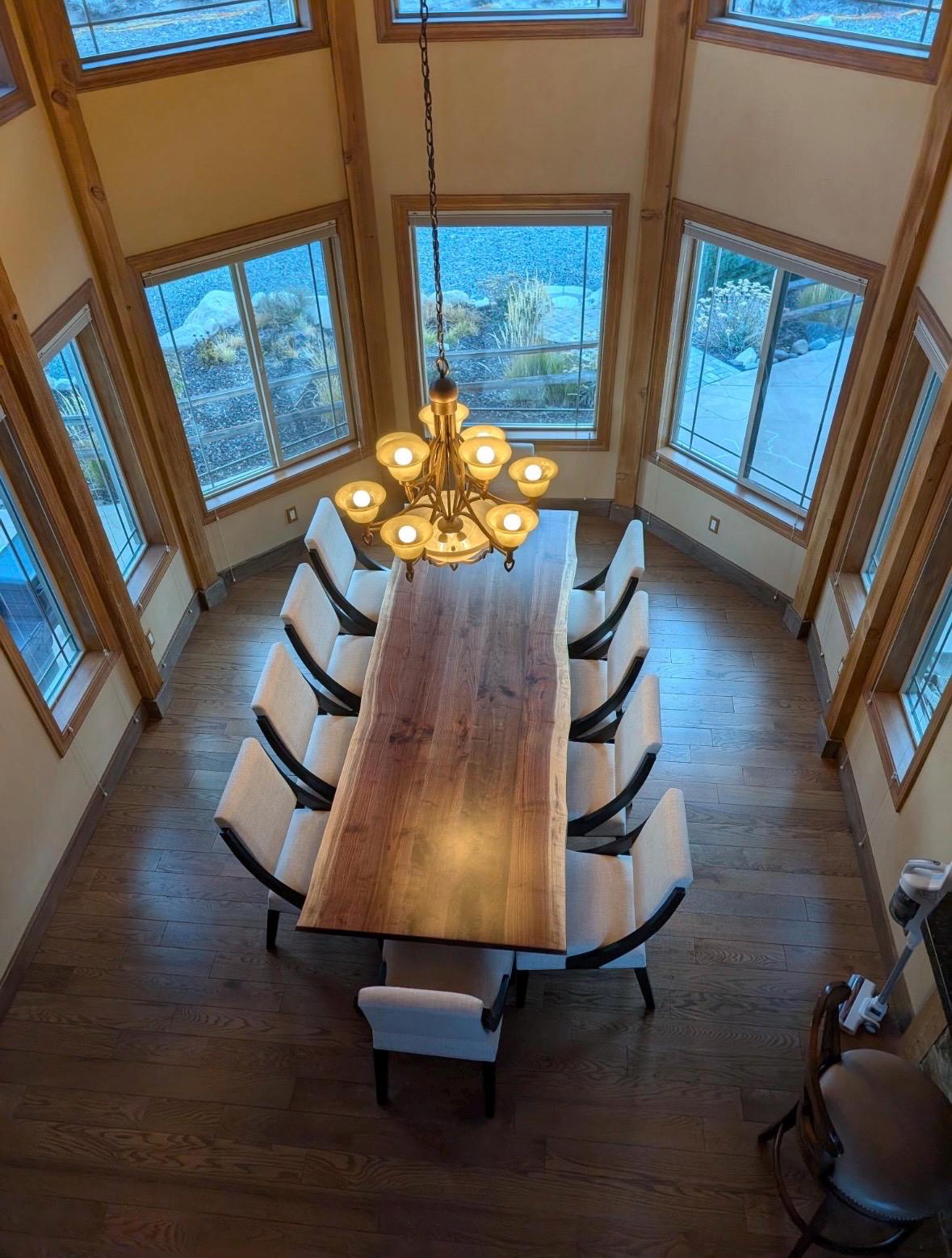 Made in USA- Live edge Black Walnut Tables. Live Edge Dining Table-Coffee Table-100%. Handcrafted in Ohio!