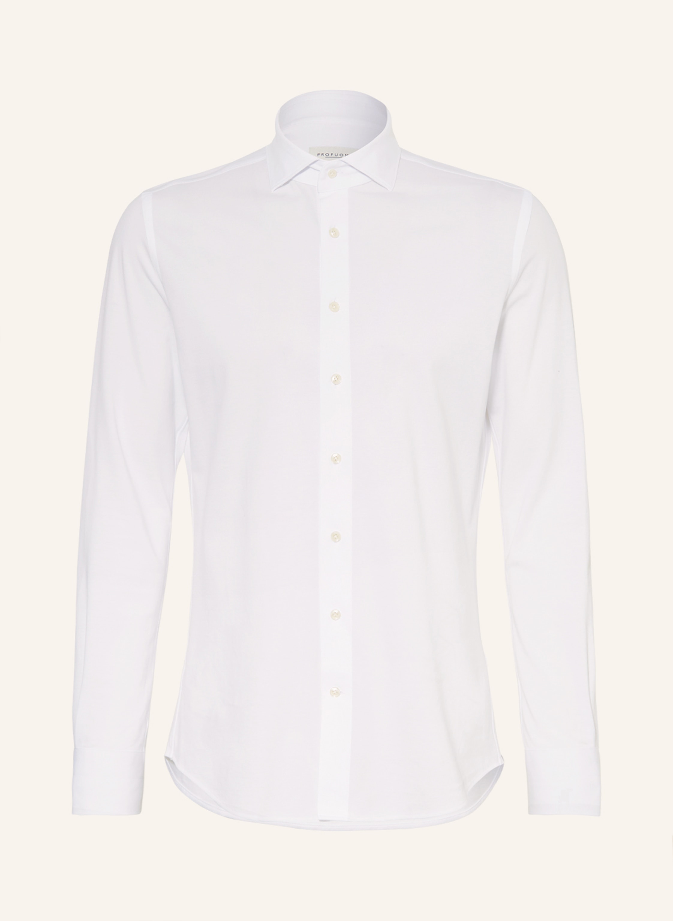 PROFUOMO Piqué-Hemd Slim Fit