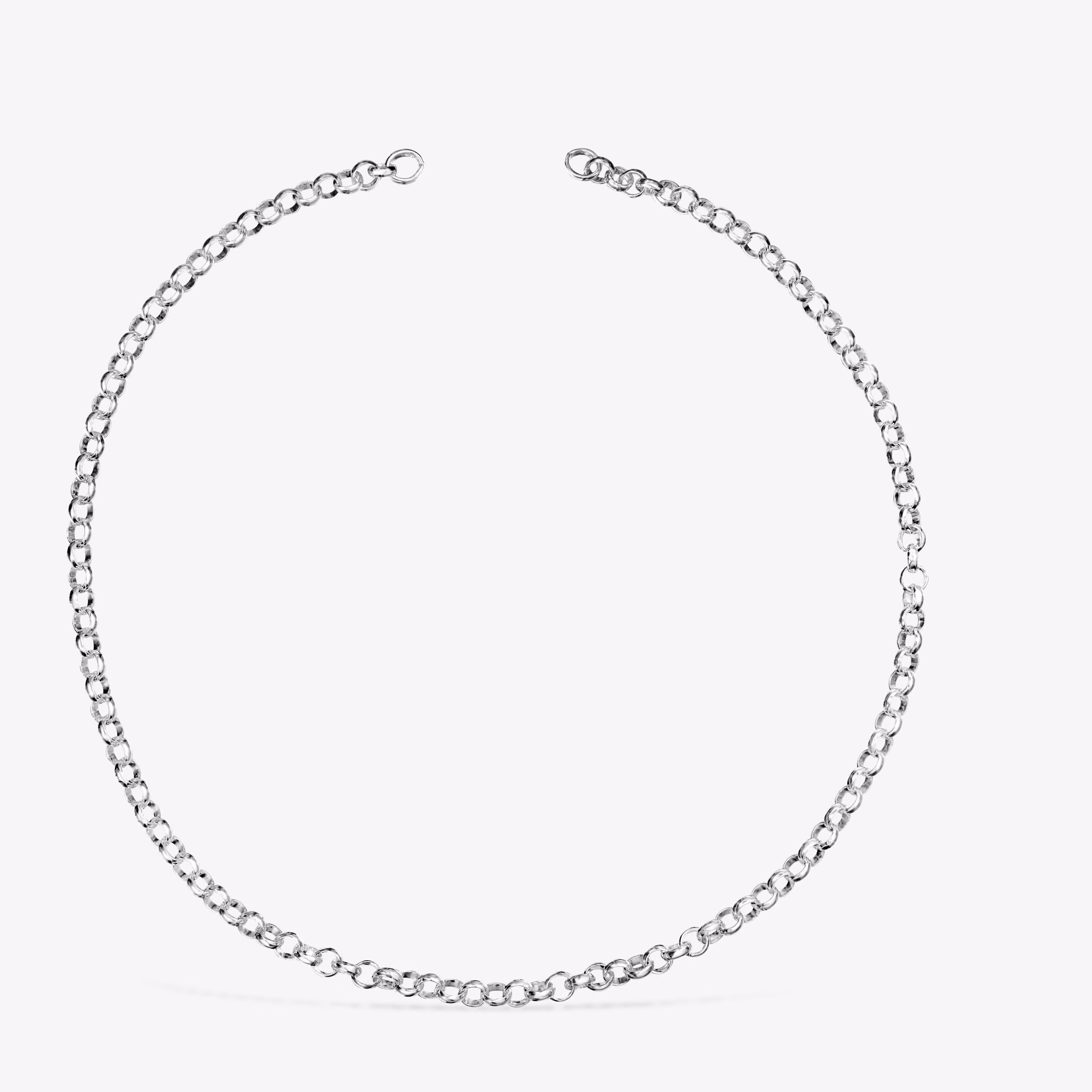 Gargantilla de plata 42 cm Hold