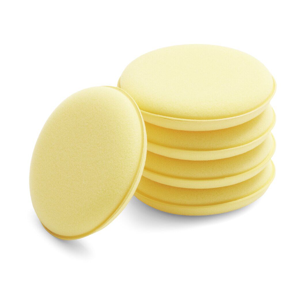 Lot de 5 éponges de nettoyage pour voiture Ø10 cm